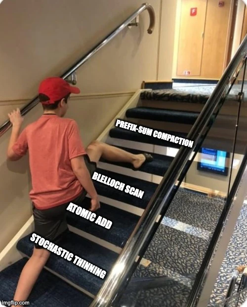 Skipping steps meme