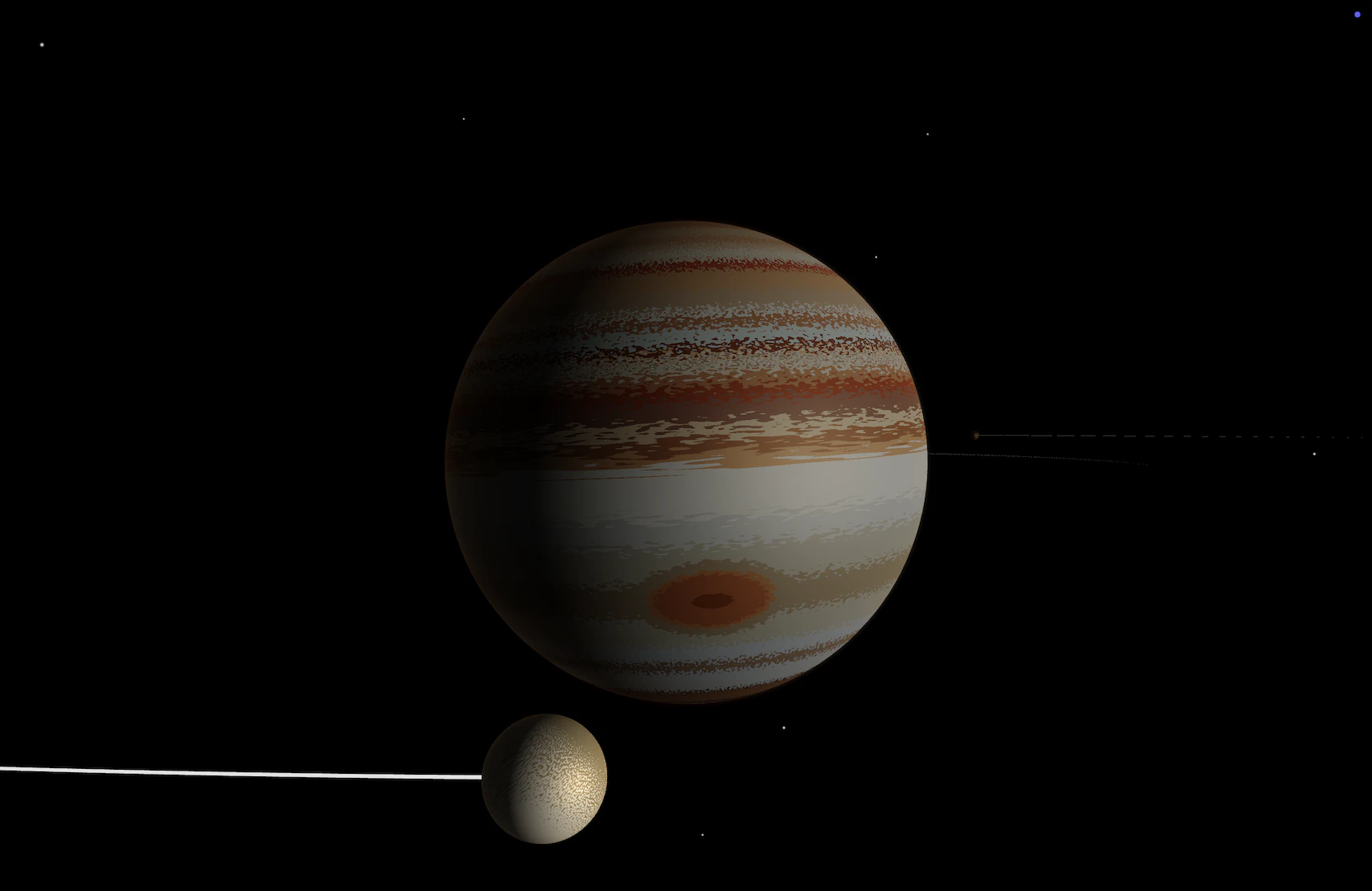 Cosmic Canvas - Jupiter and Io
